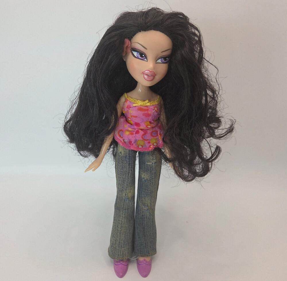 Bratz 2007 Flower Girlz Nora Doll Redressed with Flower in Hair